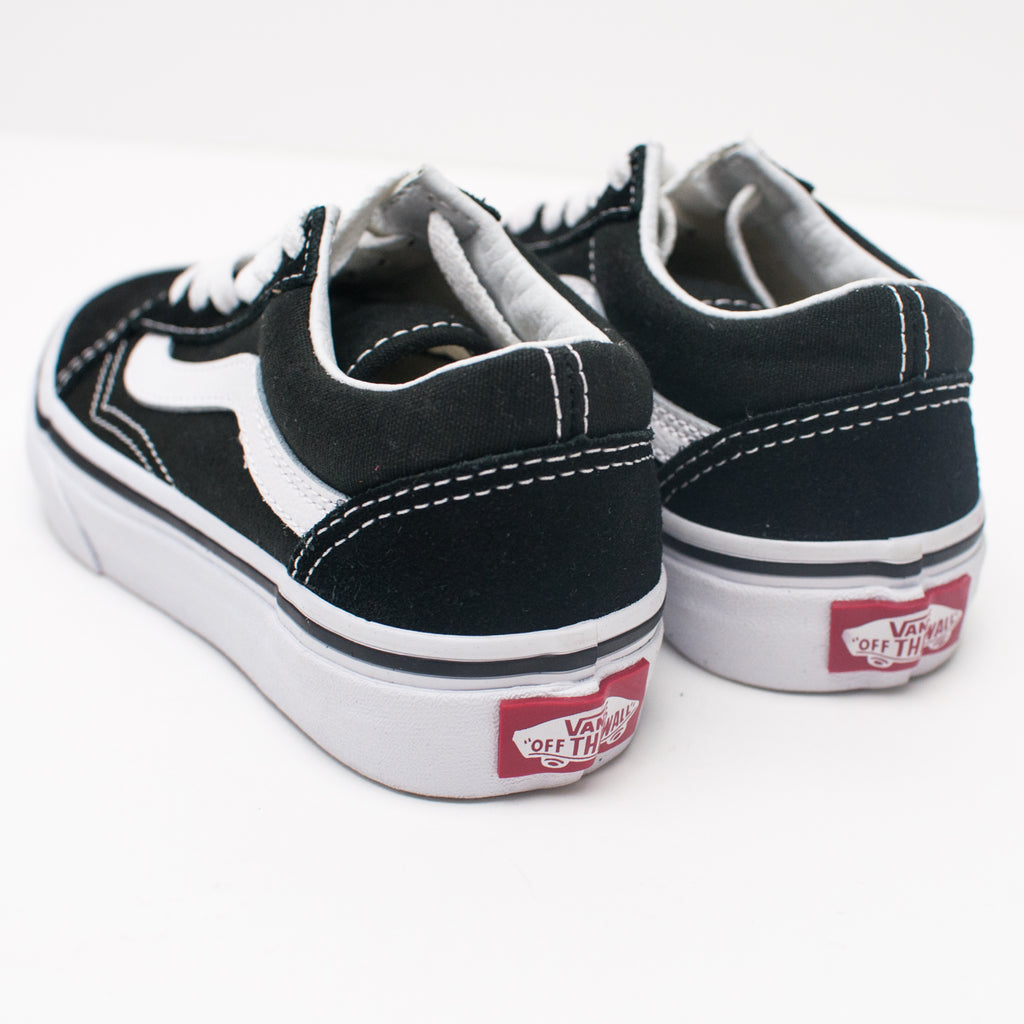 Vans zapatillas vans de ni a y ni o old skool black true white