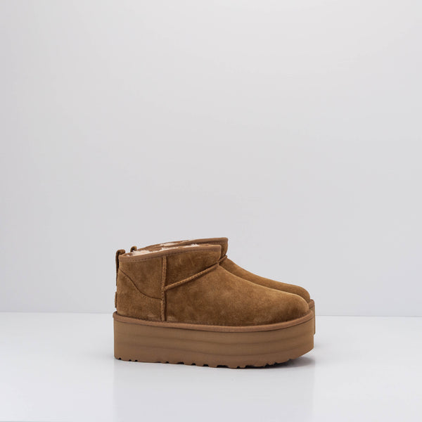 UGG - BOOTS - CLASSIC ULTRA MINI PLATFORM CHESTNUT