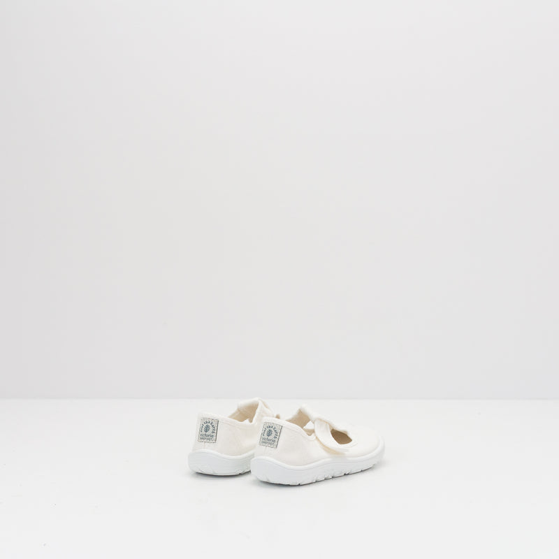 VICTORIA - SNEAKER - BOSCO BAREFOOT DREC CANVAS SANDAL WHITE