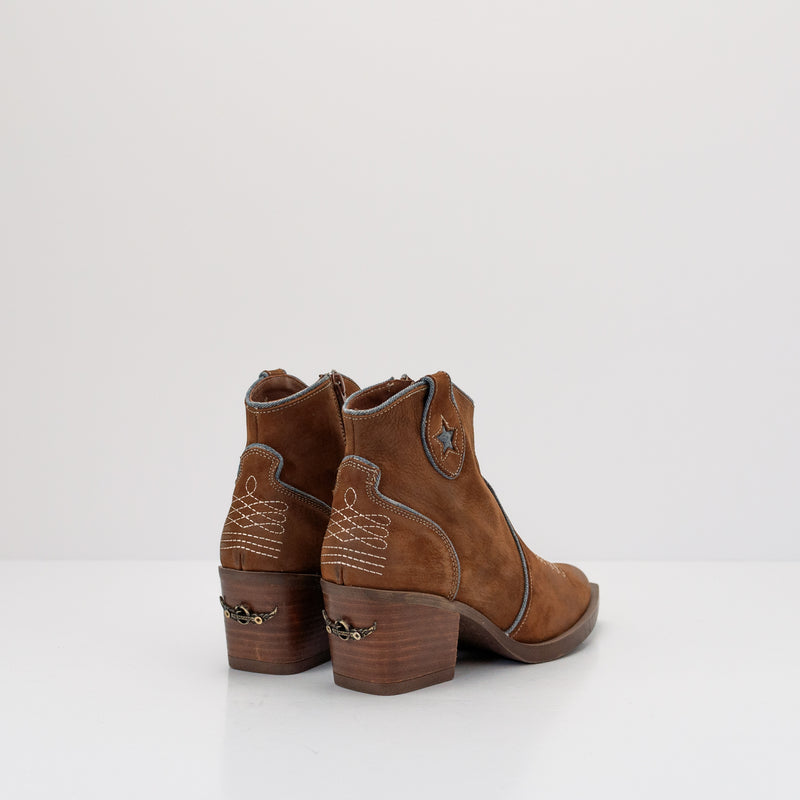 NEMONIC - ANKLE BOOT - ATLANTA 2273 GRAS TABACO