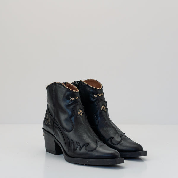 NEMONIC - ANKLE BOOT - ATLANTA 2353 SAUVAGE BLACK