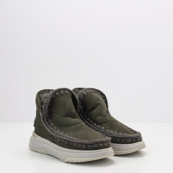 BOTA - MOU - ESKIMO JOGGER GLITTER LOGO BLACK OLIVE