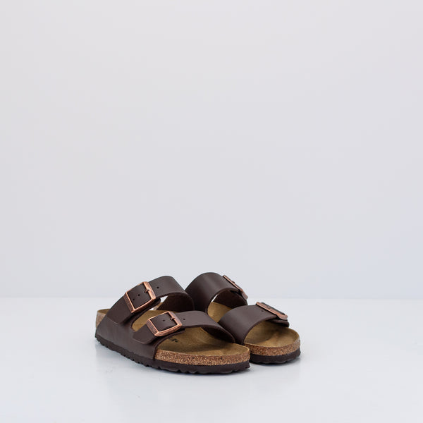 BIRKENSTOCK - SANDALS - ARIZONA BIRKO-FLOR DARK BROWN