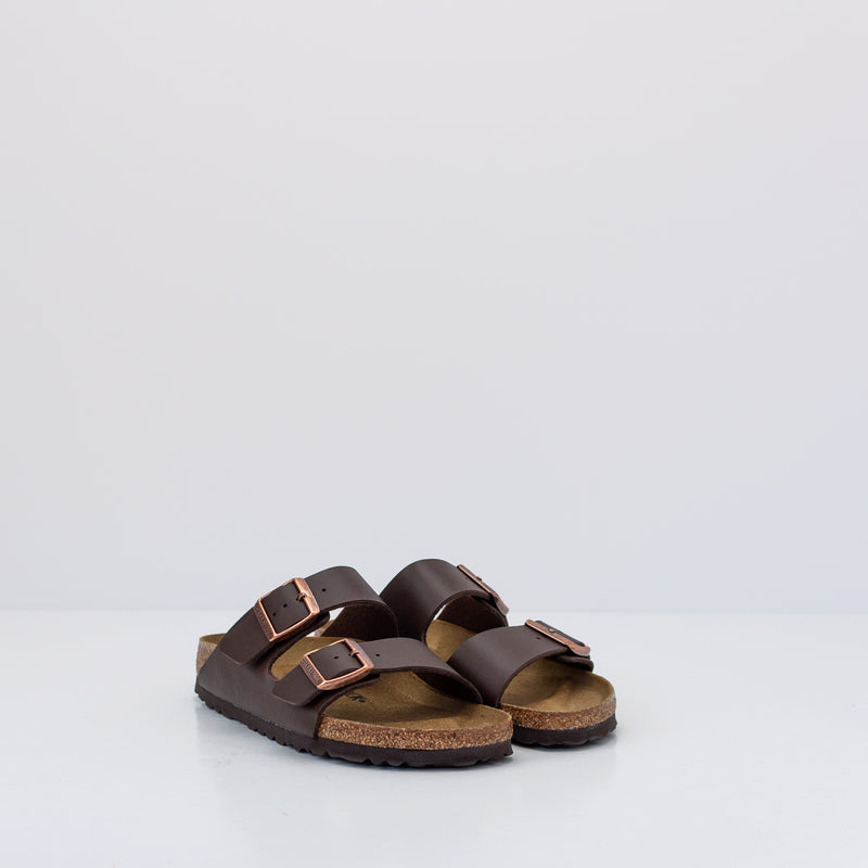 SANDALIA - BIRKENSTOCK - ARIZONA BIRKO-FLOR DARK BROWN MUJER