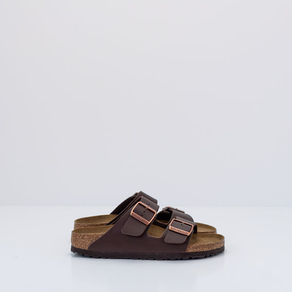 SANDALIA - BIRKENSTOCK - ARIZONA BIRKO-FLOR DARK BROWN HOMBRE