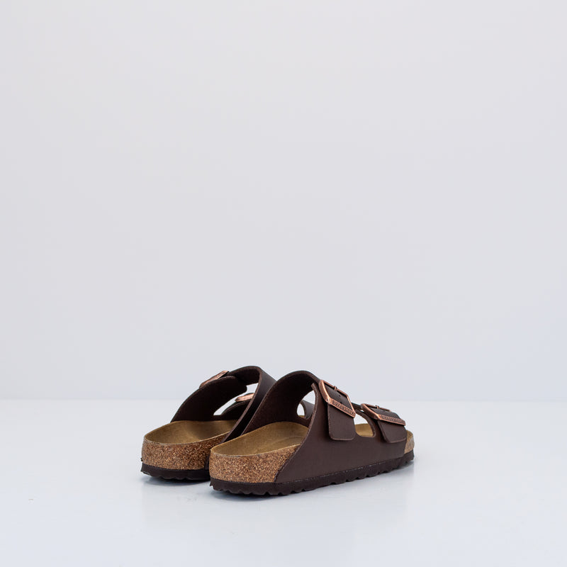 SANDALIA - BIRKENSTOCK - ARIZONA BIRKO-FLOR DARK BROWN MUJER