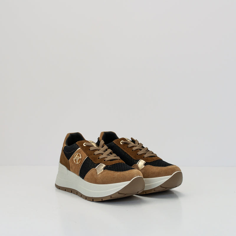 IGI&CO - SNEAKER - DONNA KOLA CARAMEL NERO