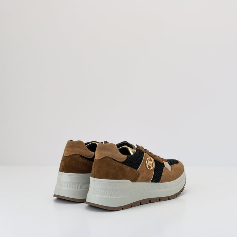 IGI&CO - SNEAKER - DONNA KOLA CARAMEL NERO