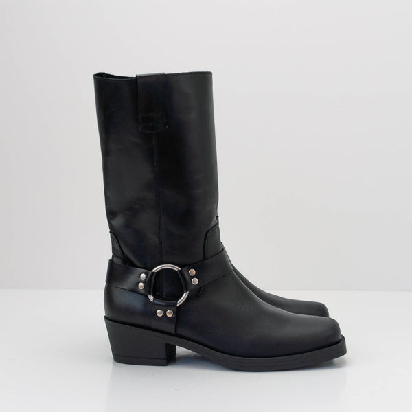 BRYAN STEPWISE - BOOT - LIZO BLACK