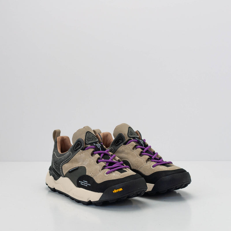 ZAPATILLA - FLOWER MOUNTAIN - BACK COUNTRY UNI SUEDE VINTAGE NYLON GREY ANTHRACITE