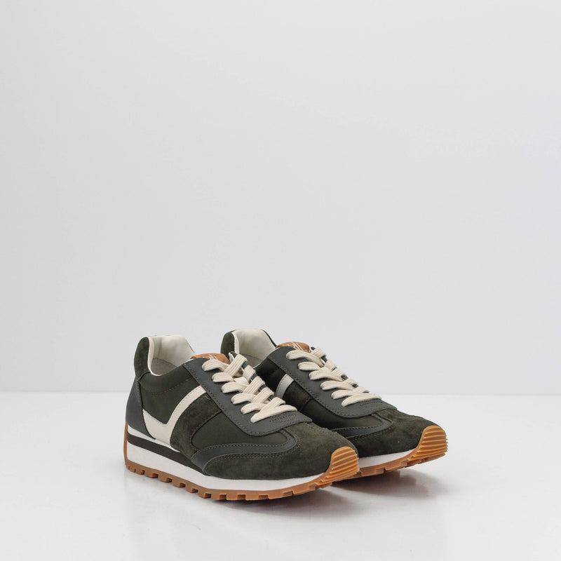 ZAPATILLA - POLO RALPH LAUREN - DANI SNEAKERS LOW TOP LACE DARK OLIVE