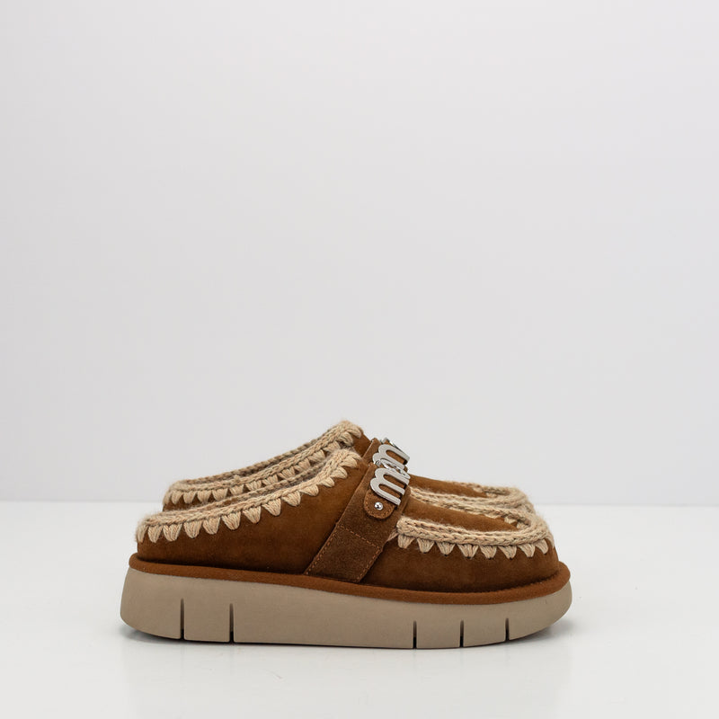 ZOCO - MOU - BOUNCE CLOG METAL LOGO COGNAC