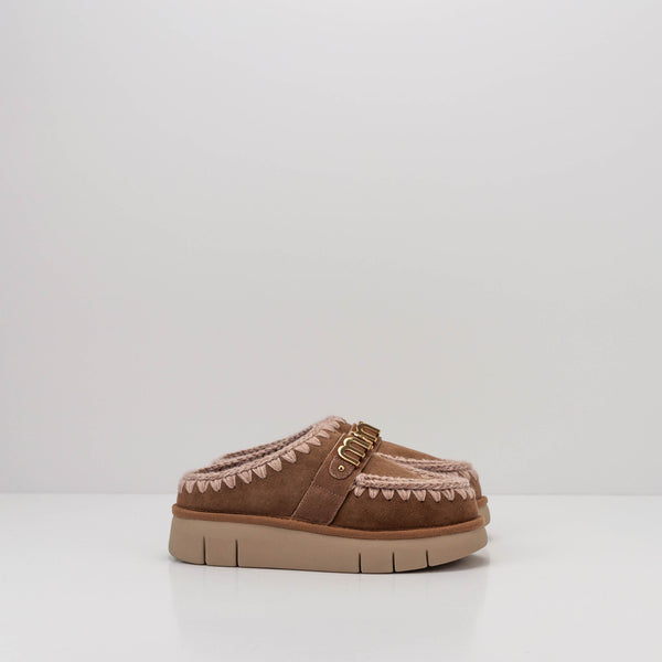 ZUECO - MOU - BOUNCE CLOG METAL LOGO PINK BROWN