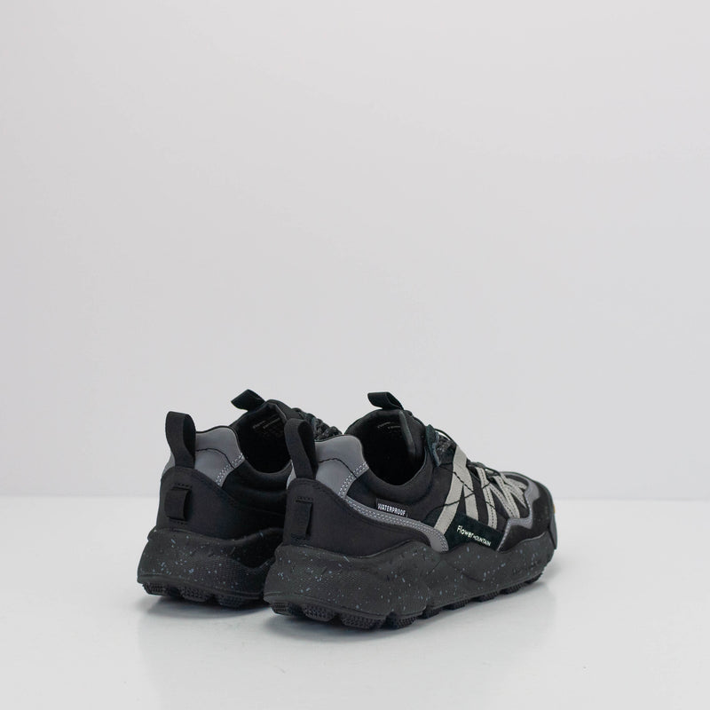 ZAPATILLA - FLOWER MOUNTAIN - IWANO UNI SUEDE NYLON ANTHRACITE ACCIAIO