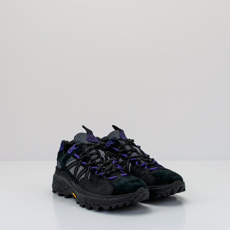 ZAPATILLA - FLOWER MOUNTAIN - IWANO UNI SUEDE NYLON DARK GREY VIOLET