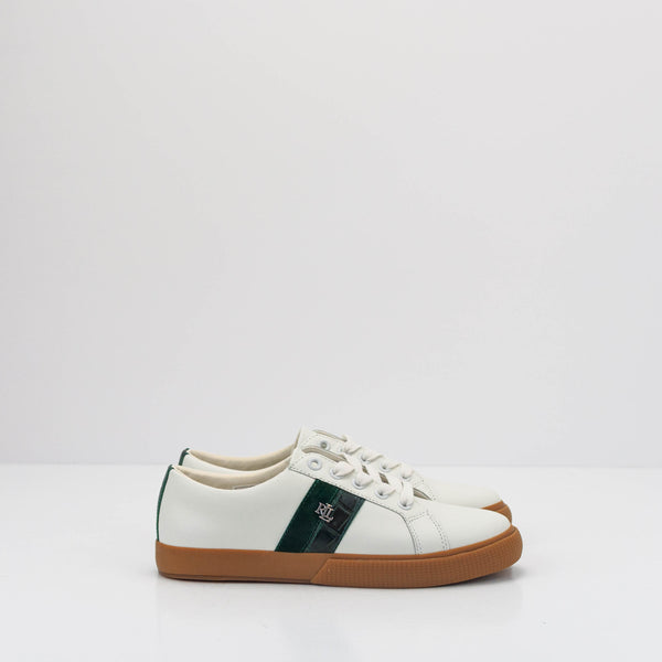 ZAPATILLA - POLO RALPH LAUREN - JANSON II SNEAKERS LOW TOP LACE SNOW WHITE DARK PINE