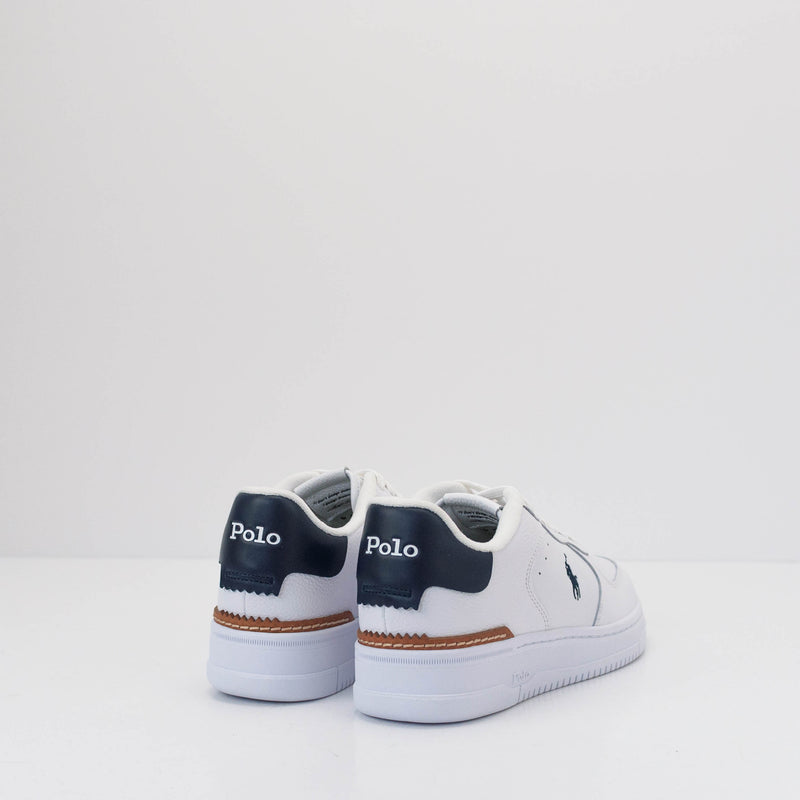 ZAPATILLA - POLO RALPH LAUREN - MASTERS CRT SNEAKERS LOW TOP LACE WHITE