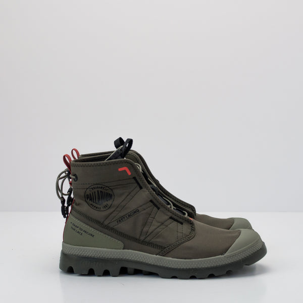 BOTIN - PALLADIUM - PAMPA TRAVEL LITE RS OLIVE NIGHT