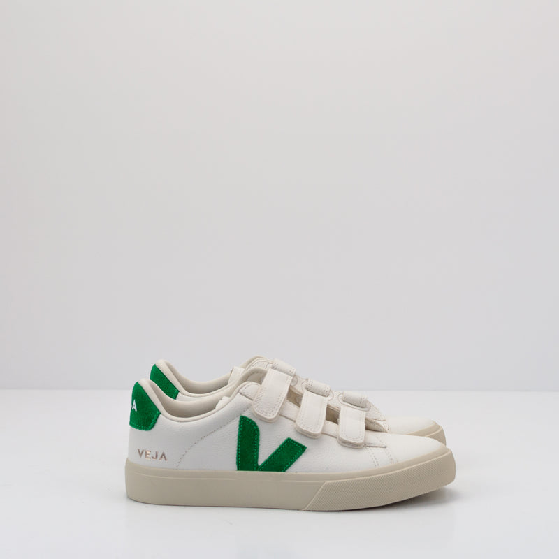 ZAPATILLA - VEJA - RECIFE LEATHER WHITE EMERAUDE RC0503697A