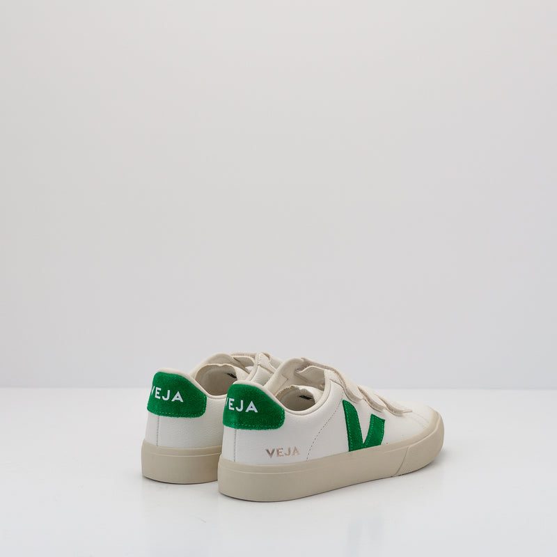 ZAPATILLA - VEJA - RECIFE LEATHER WHITE EMERAUDE RC0503697A