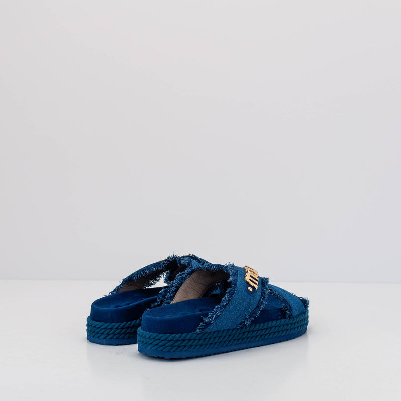 SANDALIA - MOU - CRISS CROSS SANDAL DENIM MU.SW451004K