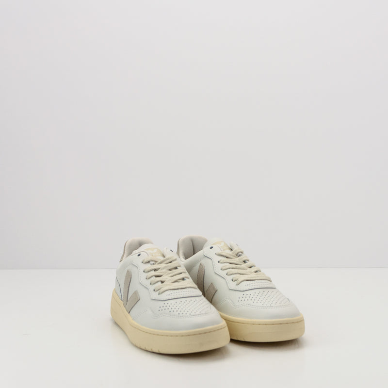 ZAPATILLA - VEJA - V-90 LEATHER EXTRA WHITE NATURAL MUJER VD2003655