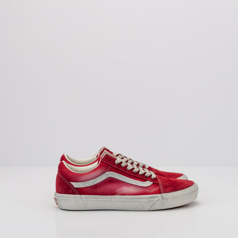 VANS - SHOE - OLD SKOOL WAVE WASHED RED