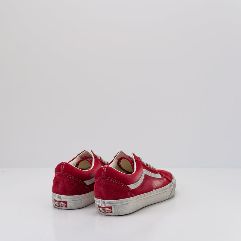 VANS - SHOE - OLD SKOOL WAVE WASHED RED