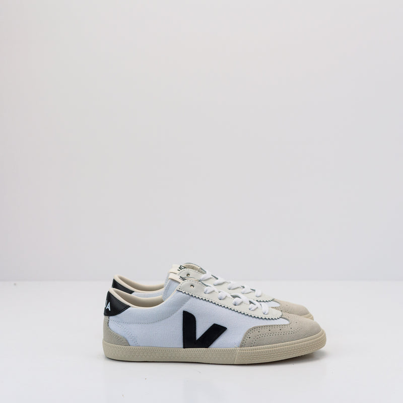 ZAPATILLA - VEJA - VOLLEY CANVAS WHITE BLACK VO0103524A MUJER