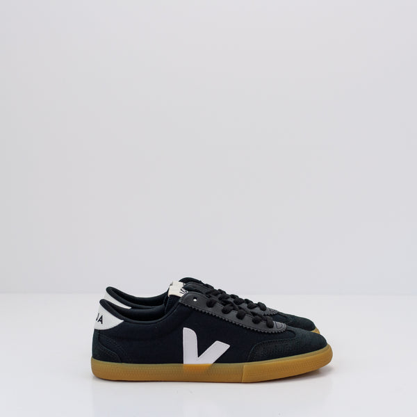 ZAPATILLA - VEJA - VOLLEY CANVAS BLACK WHITE NATURAL MUJER