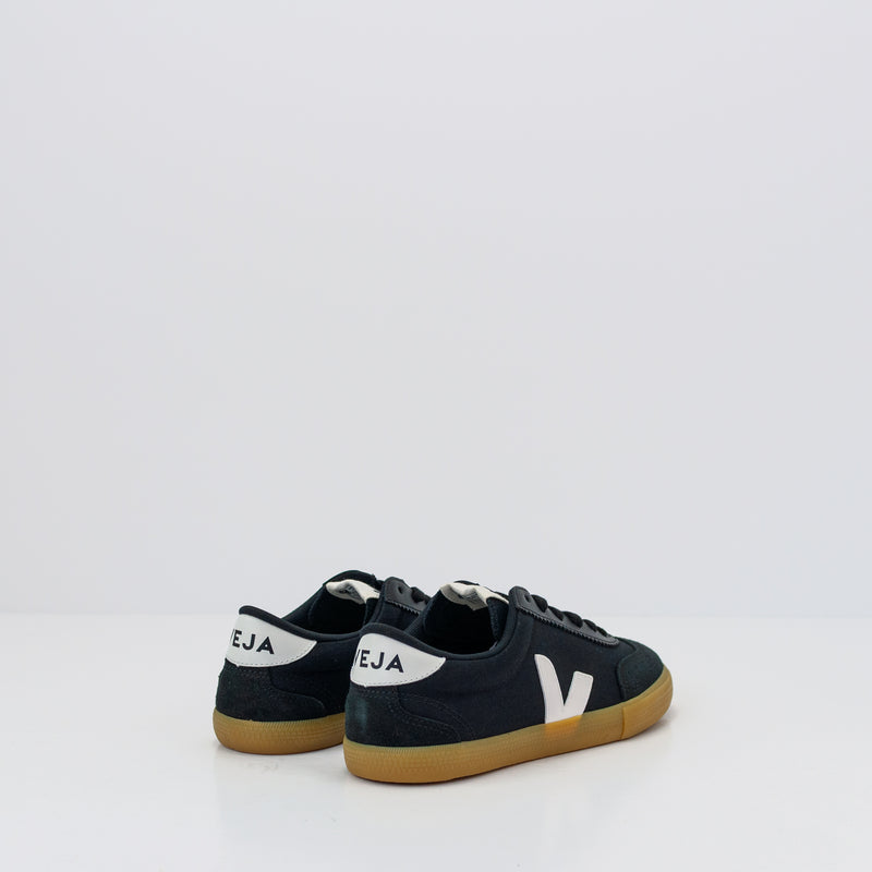 ZAPATILLA - VEJA - VOLLEY CANVAS BLACK WHITE NATURAL HOMBRE