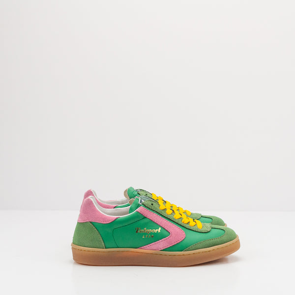 ZAPATILLA - VALSPORT - OLIMPIA LEATHER SUEDE VERDE ROSA