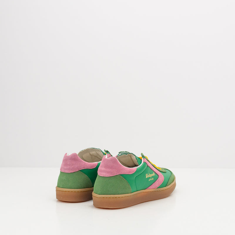 ZAPATILLA - VALSPORT - OLIMPIA LEATHER SUEDE VERDE ROSA