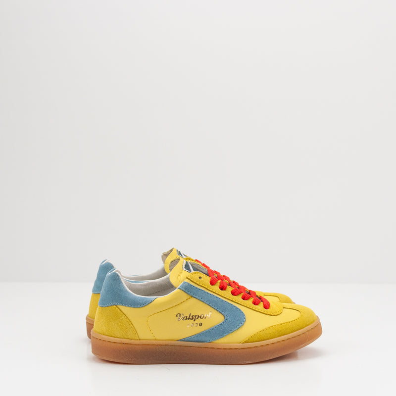 VALSPORT - SNEAKER - OLIMPIA LEATHER SUEDE GIALLO AZZURRO