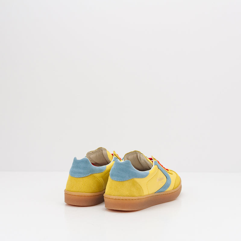 VALSPORT - SNEAKER - OLIMPIA LEATHER SUEDE GIALLO AZZURRO