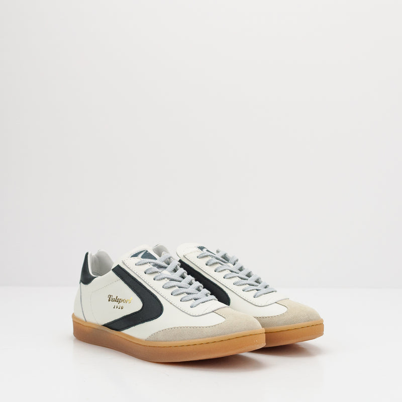 VALSPORT - SNEAKER - OLIMPIA LEATHER SUEDE BIANCO NERO