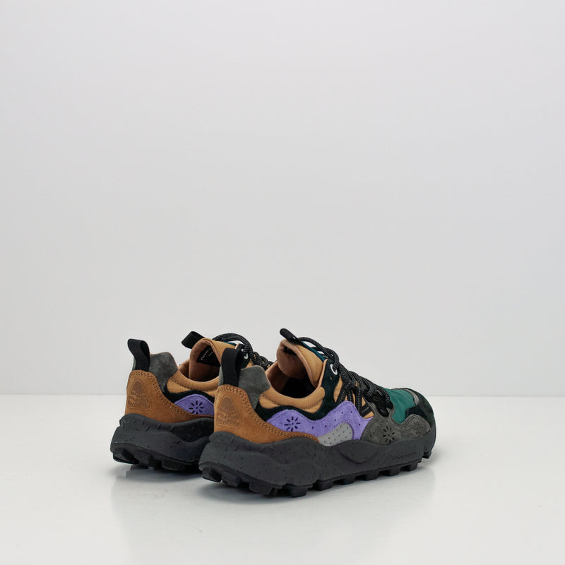 ZAPATILLA - FLOWER MOUNTAIN - YAMANO 3 UNI SUEDE NYLON DARK GREY GREEN