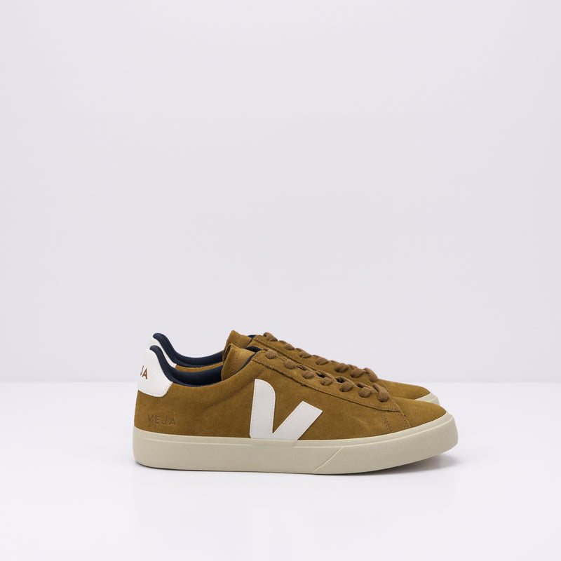 VEJA - SNEAKERS - CAMPO SUEDE CAMEL WHITE CP033160