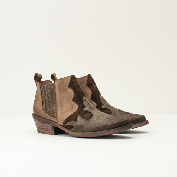 Buy low heel leather booties veracruz tomko Moks n Moksin